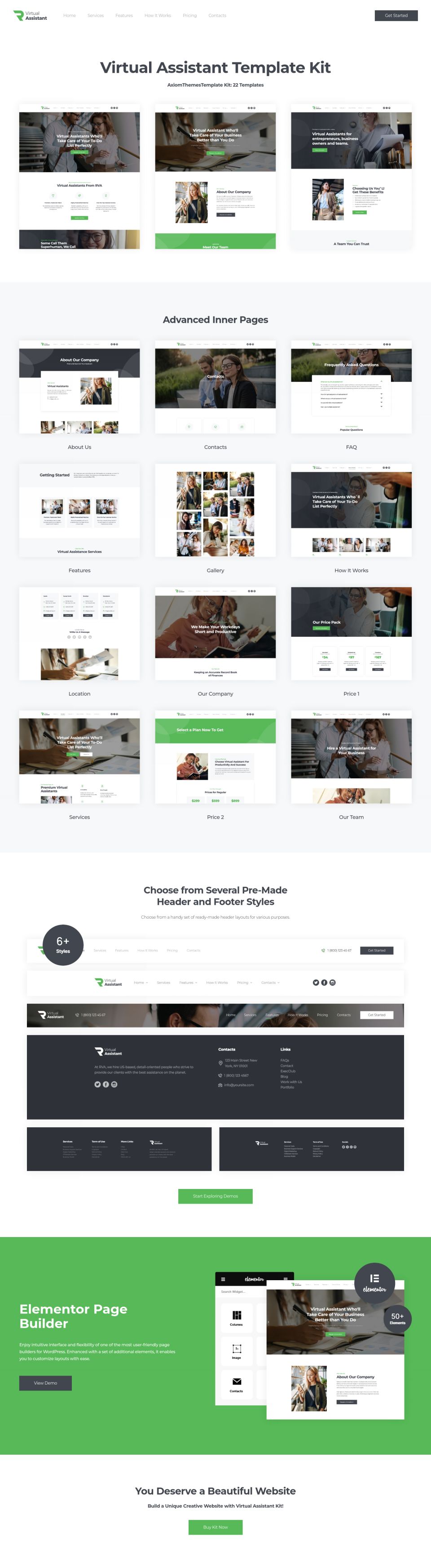 WordPress template ThemeForest Revirta