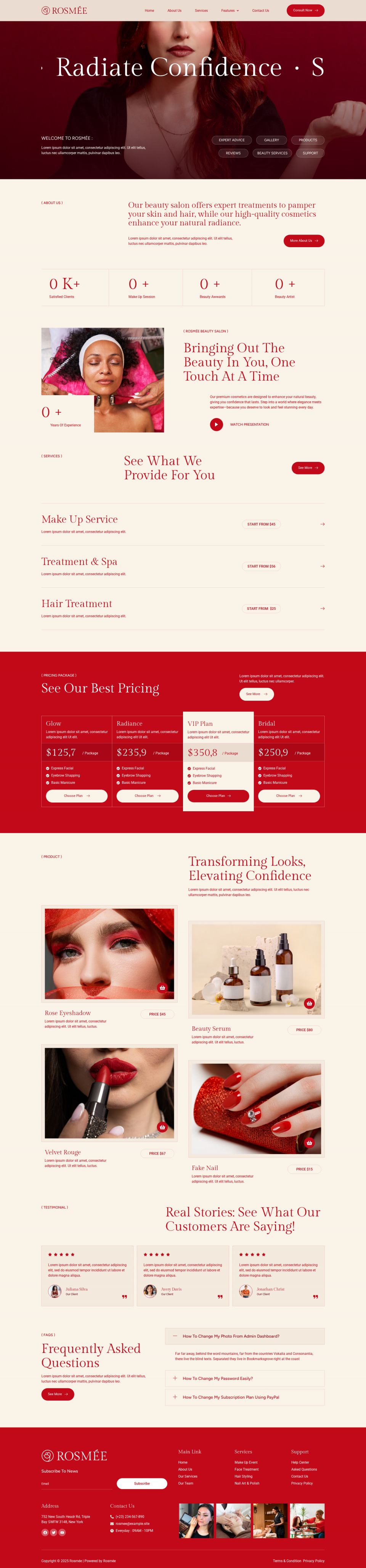 WordPress template ThemeForest Rosmee