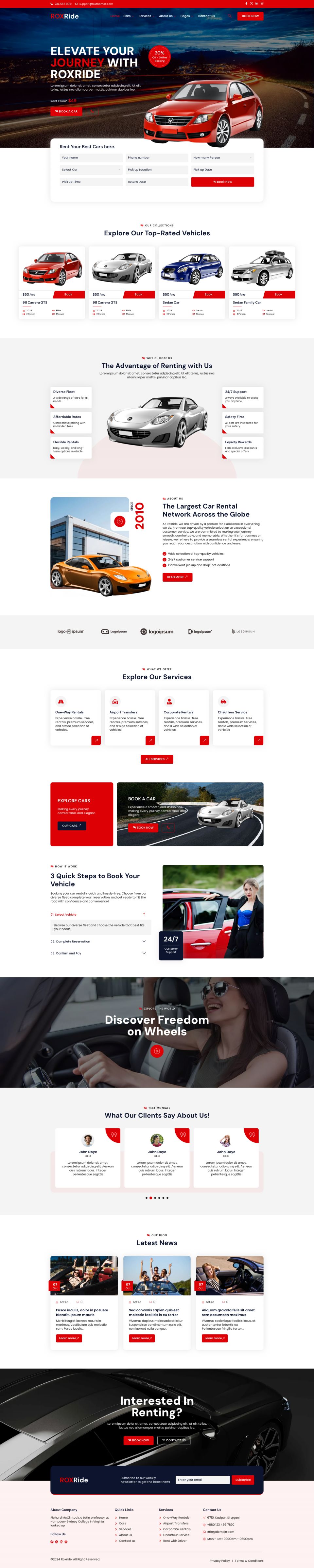 WordPress template ThemeForest Roxride