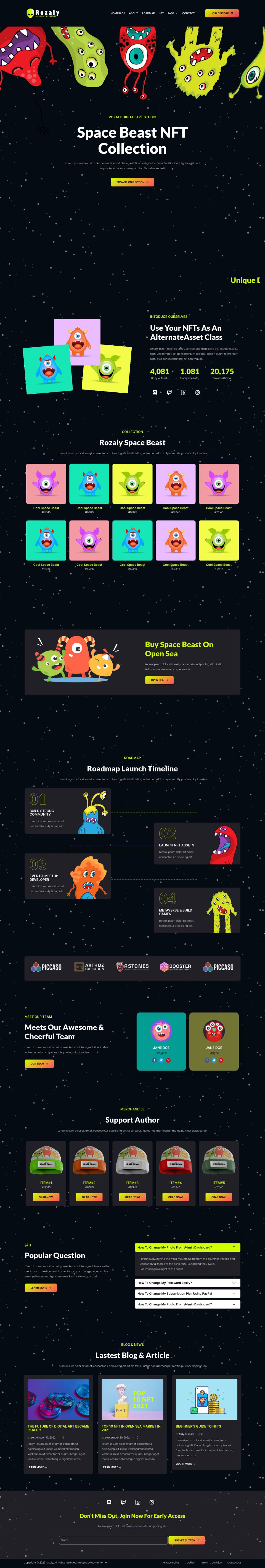 WordPress template ThemeForest Rozaly