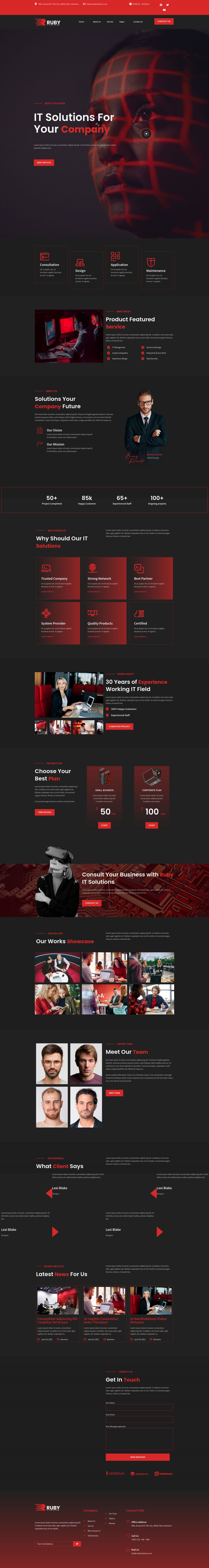WordPress template ThemeForest Ruby