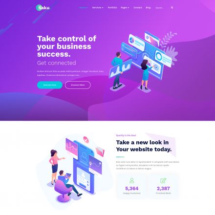 ThemeForest Saku