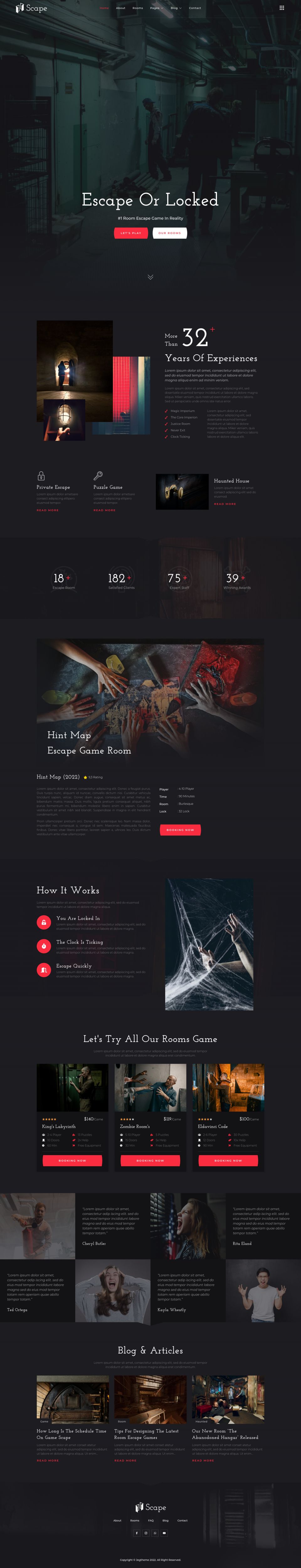 WordPress template ThemeForest Scape