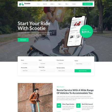 ThemeForest Scootie