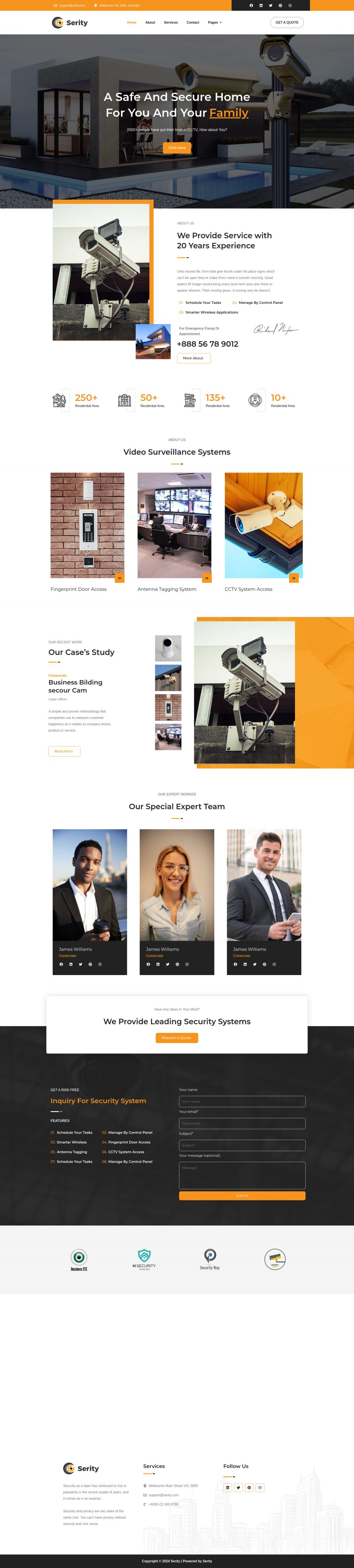 WordPress template ThemeForest Serity