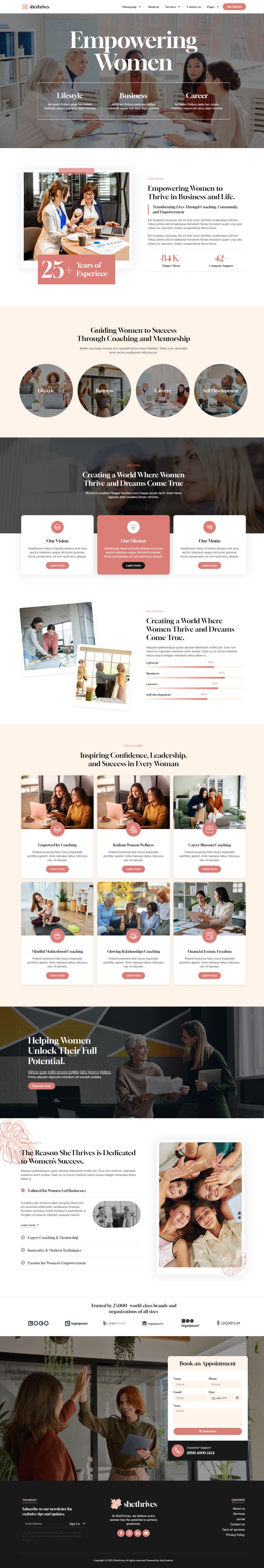 WordPress template ThemeForest SheThrives
