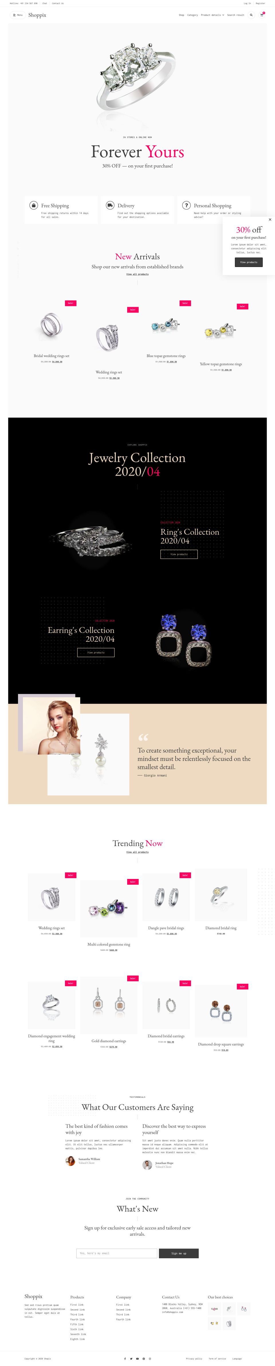 WordPress template ThemeForest Shoppix