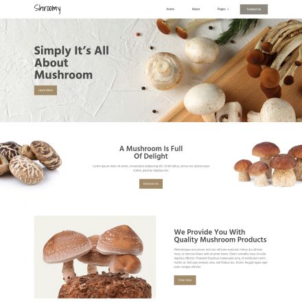 ThemeForest Shroomy