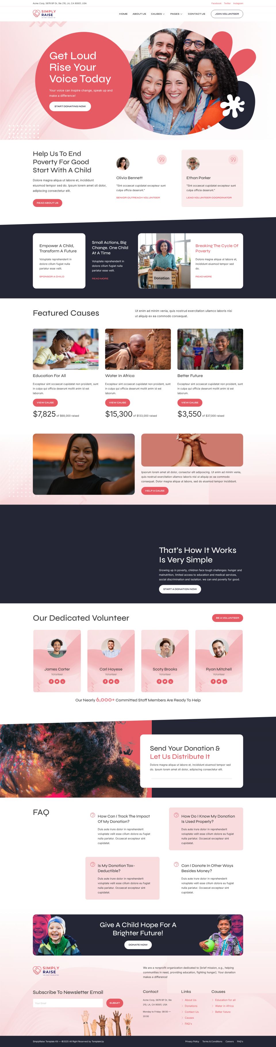 WordPress template ThemeForest SimplyRise