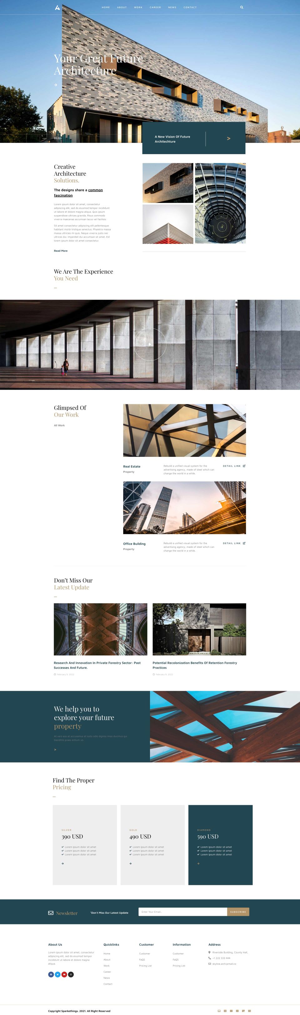 WordPress template ThemeForest Skyline