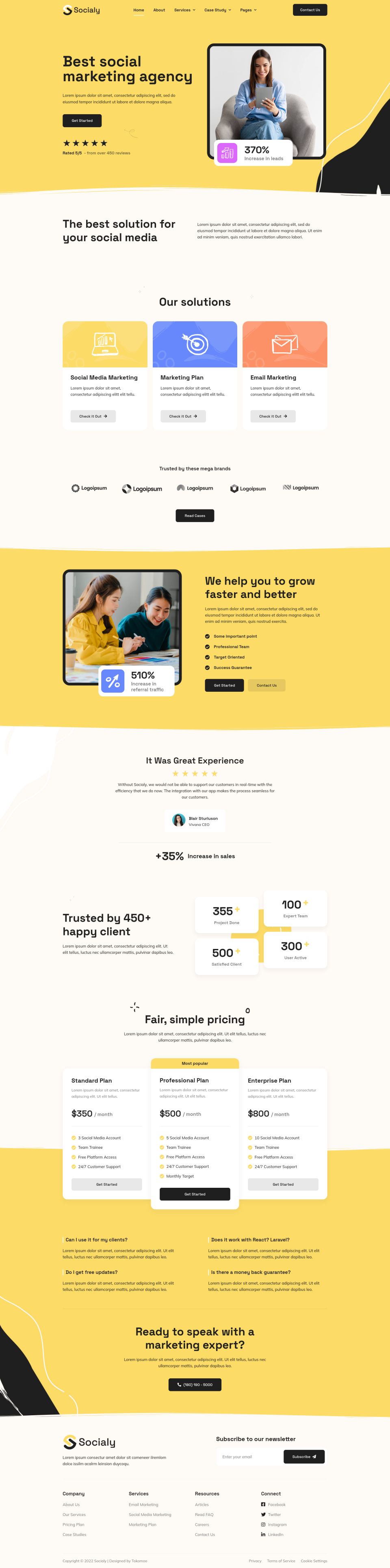 WordPress template ThemeForest Socialy