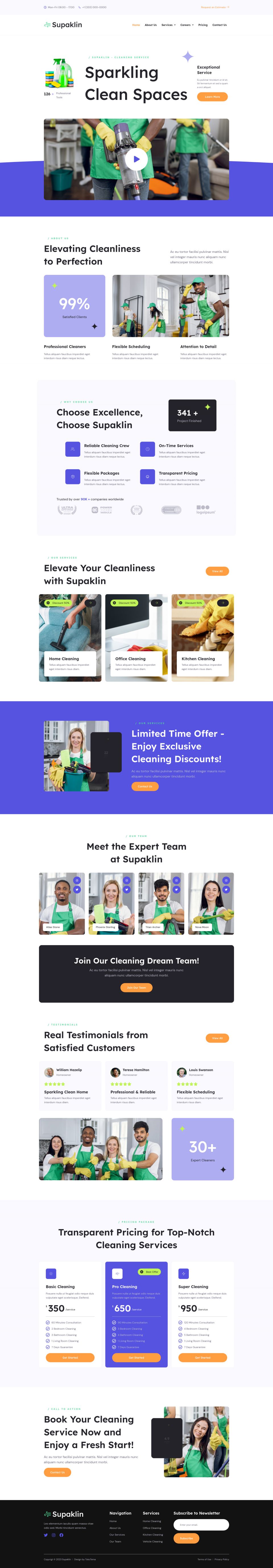 WordPress template ThemeForest Supklin