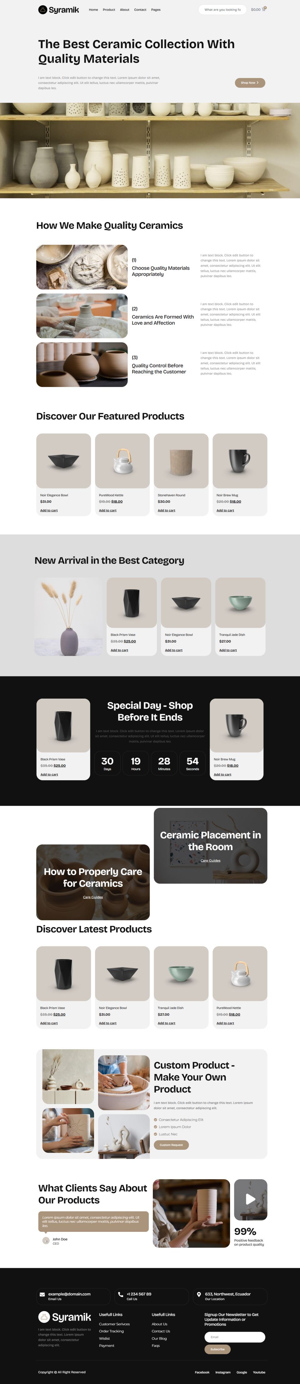 WordPress template ThemeForest Syramik