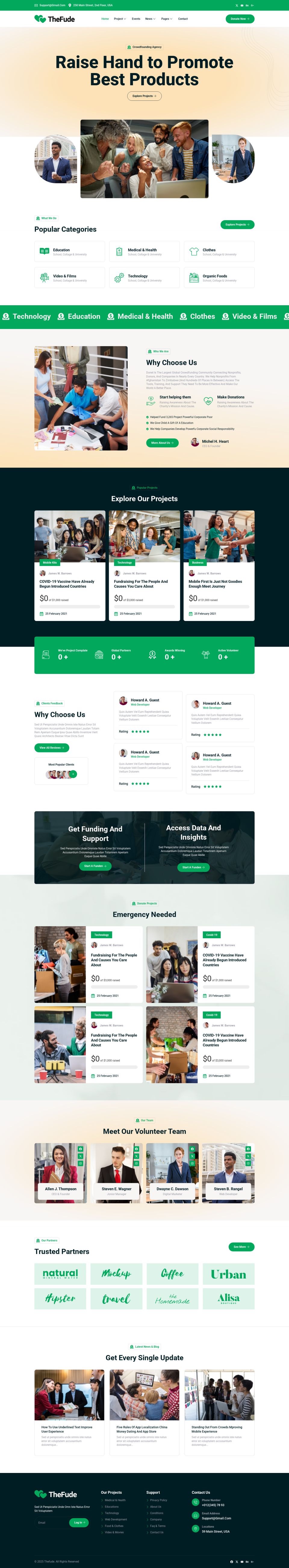 WordPress template ThemeForest TheFude