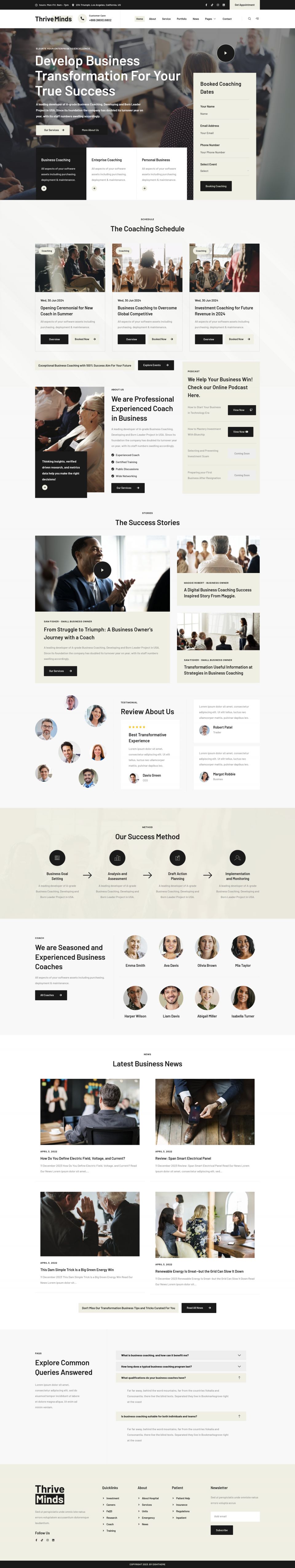WordPress template ThemeForest Thrive Mind