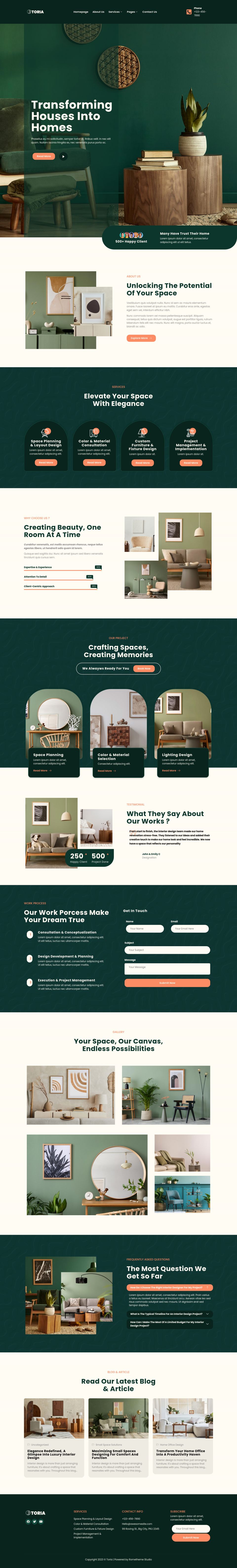 WordPress template ThemeForest Toria