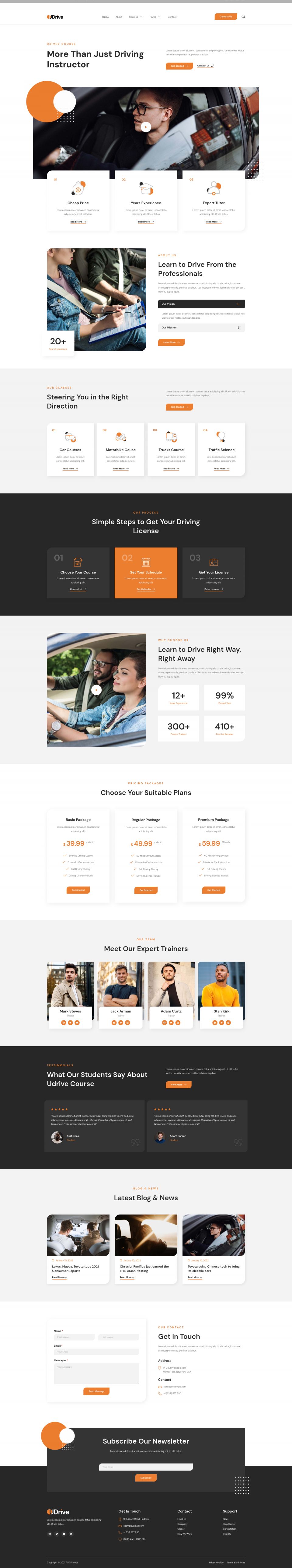 WordPress template ThemeForest Udrive