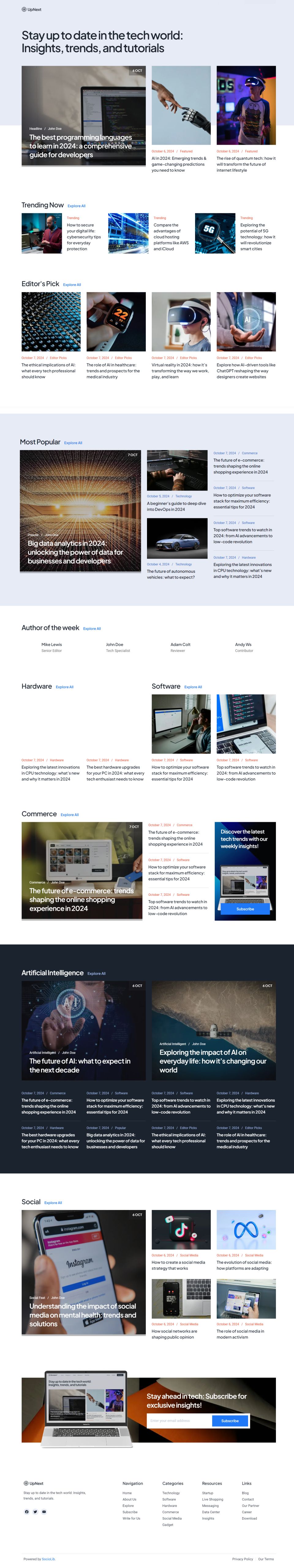 WordPress template ThemeForest UpNext