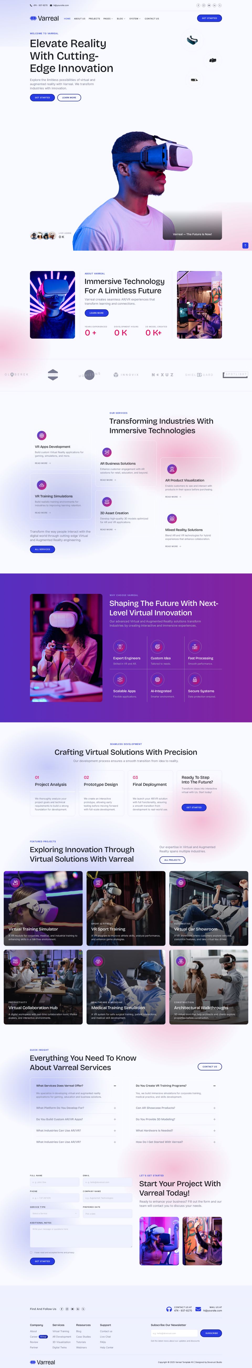 WordPress template ThemeForest Varreal