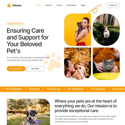 ThemeForest VetCare