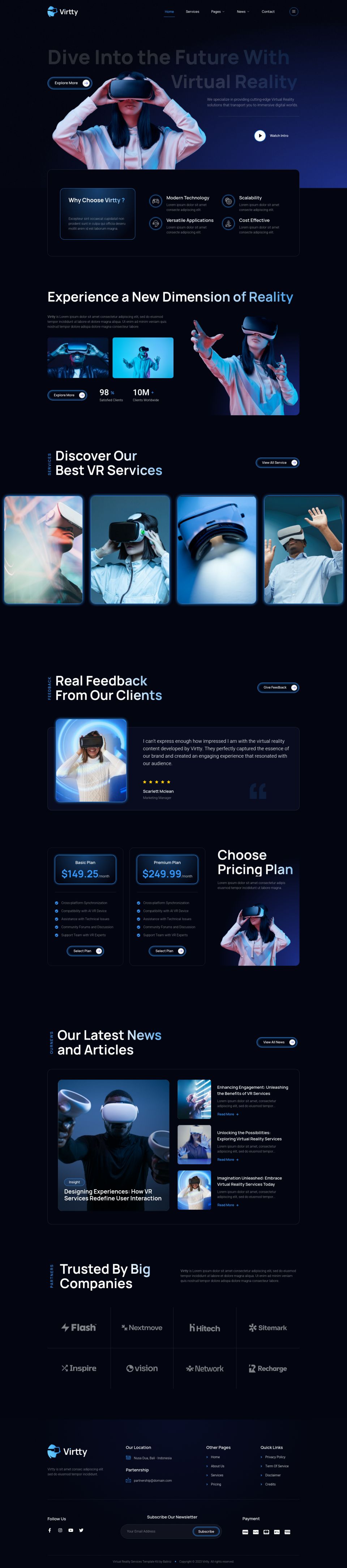 Template ThemeForest Virtty WordPress template ThemeForest Virtty