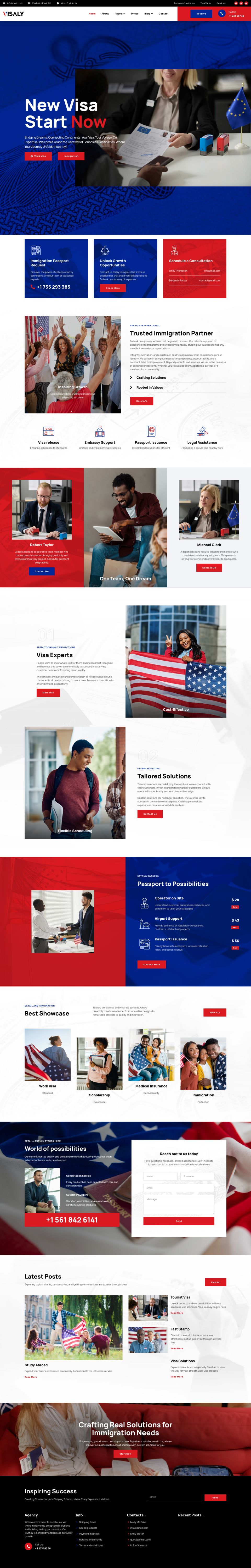 WordPress template ThemeForest Visaly
