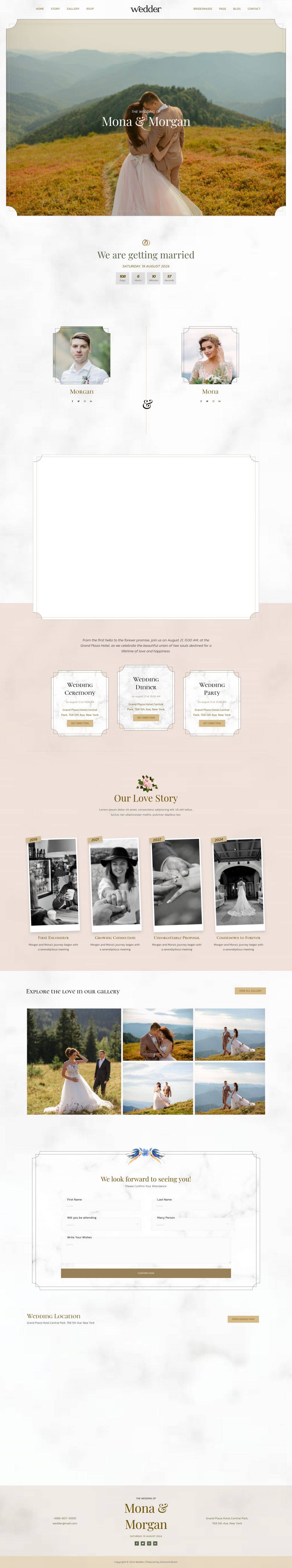 Template ThemeForest Wedder WordPress template ThemeForest Wedder