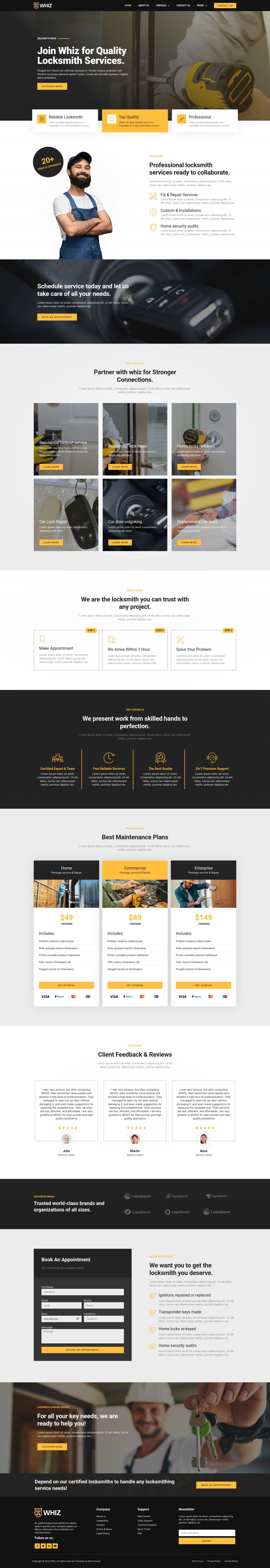 WordPress template ThemeForest Whiz