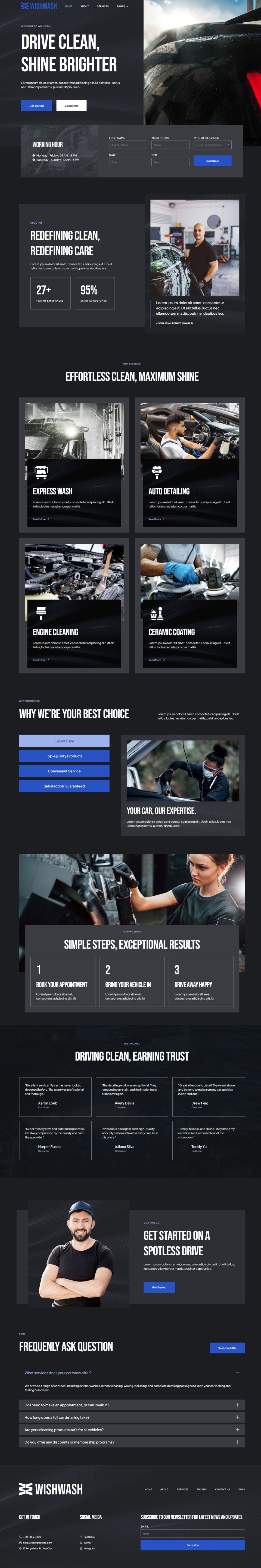 WordPress template ThemeForest WishWash