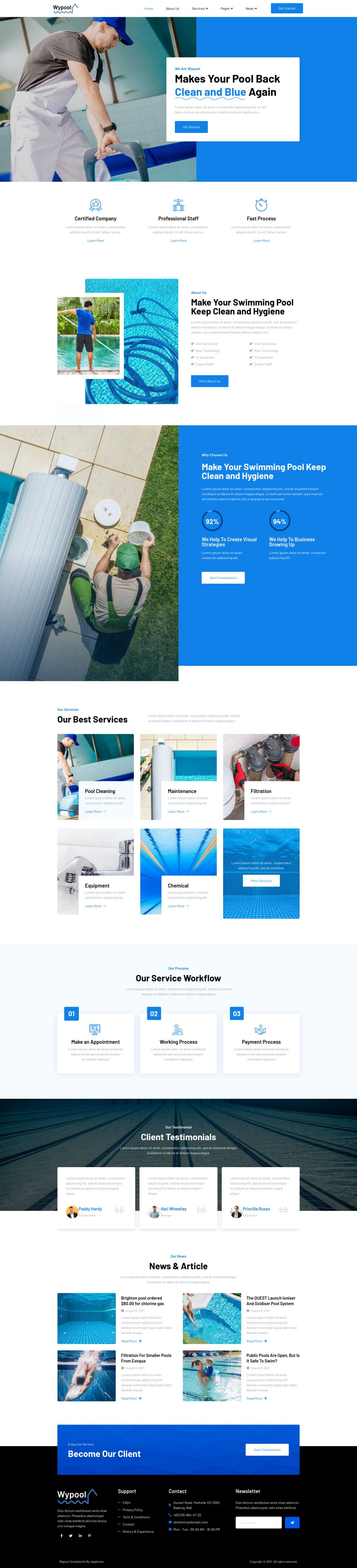 WordPress template ThemeForest Wypool