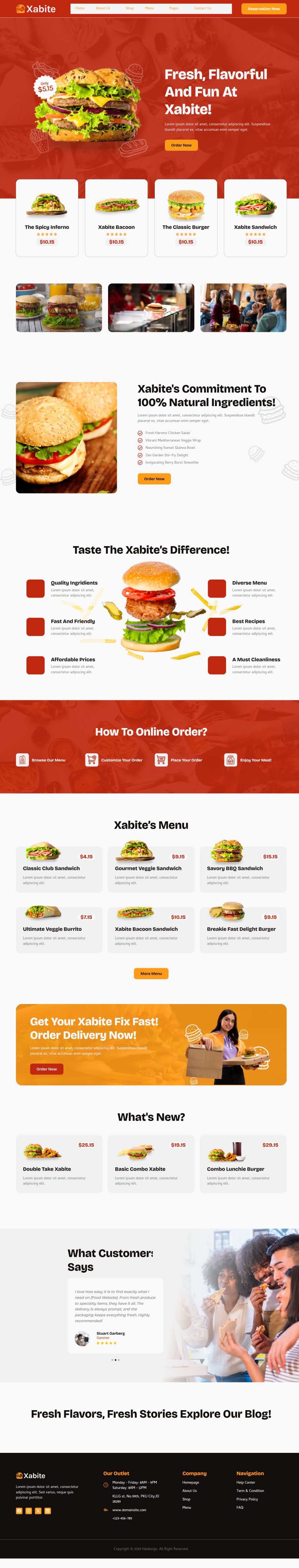 WordPress template ThemeForest Xabite