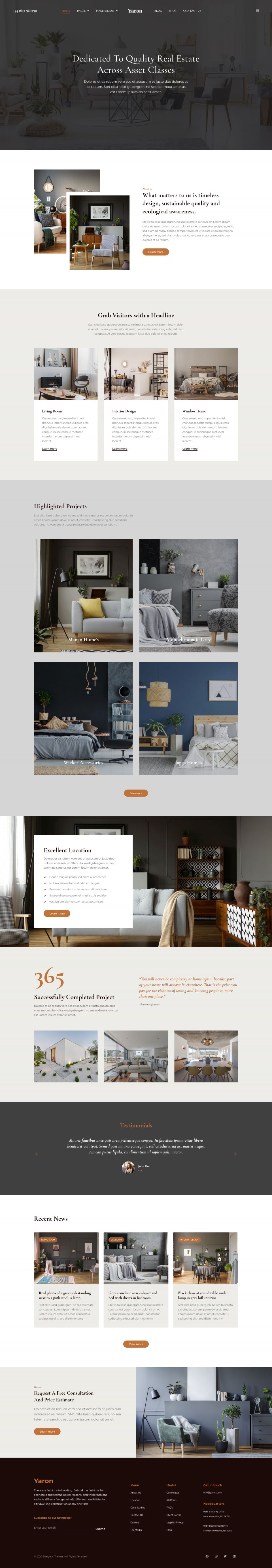 WordPress template ThemeForest Yaron