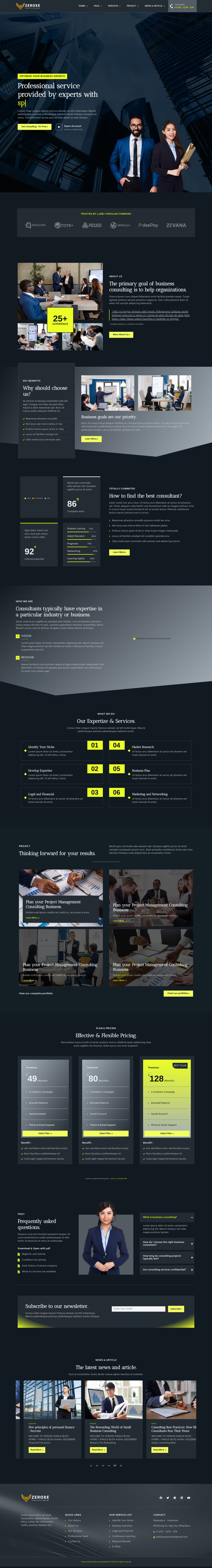 WordPress template ThemeForest Zeroxe