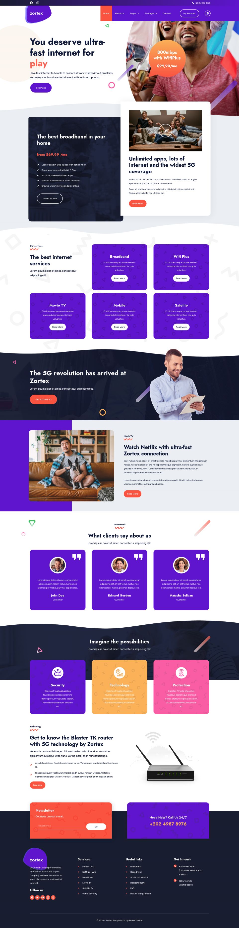 WordPress template ThemeForest Zortex
