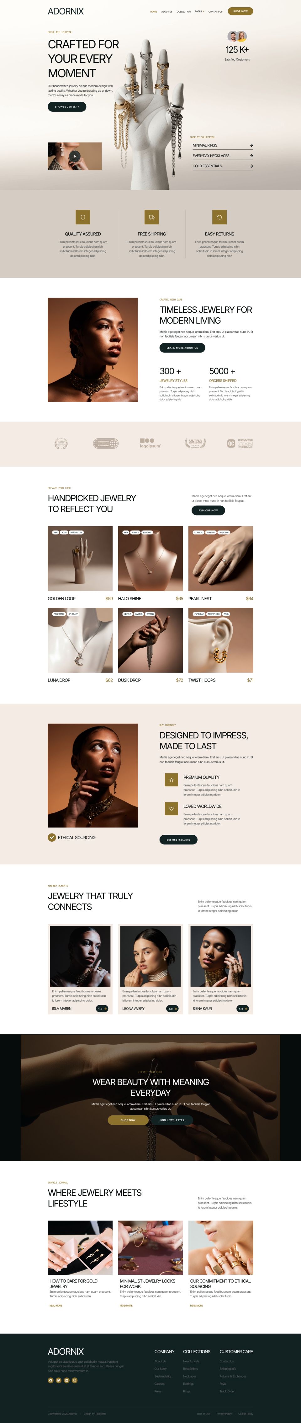 WordPress template ThemeForest Adornix