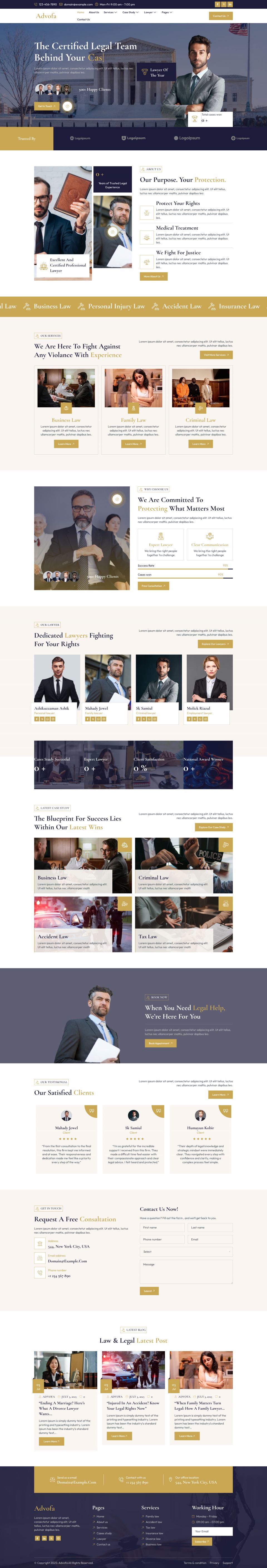 Template ThemeForest Advofa WordPress template ThemeForest Advofa