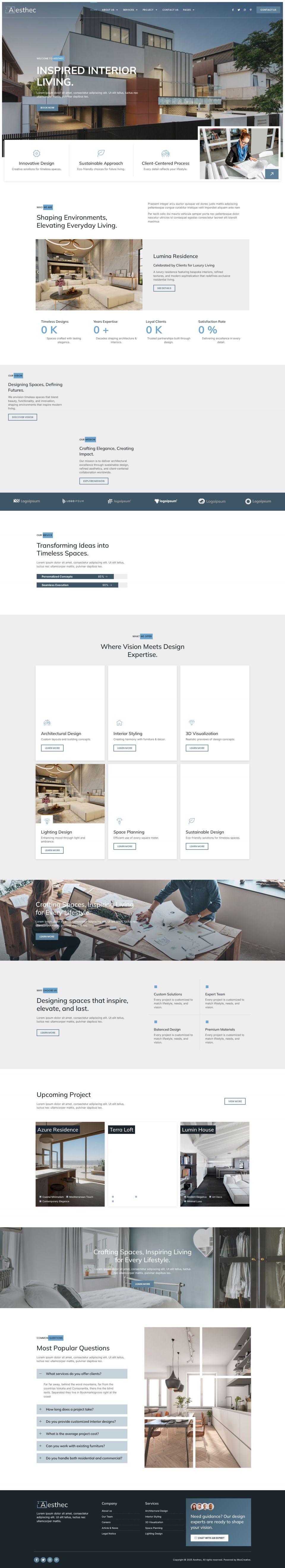 Template ThemeForest Aesthec WordPress template ThemeForest Aesthec