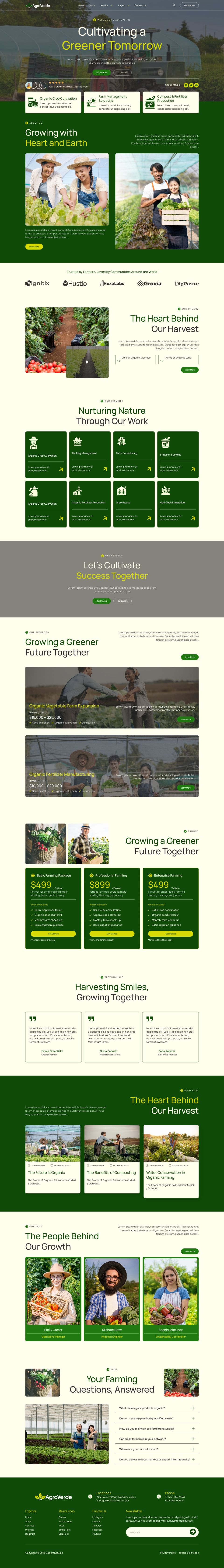 Template ThemeForest Agroverde WordPress template ThemeForest Agroverde