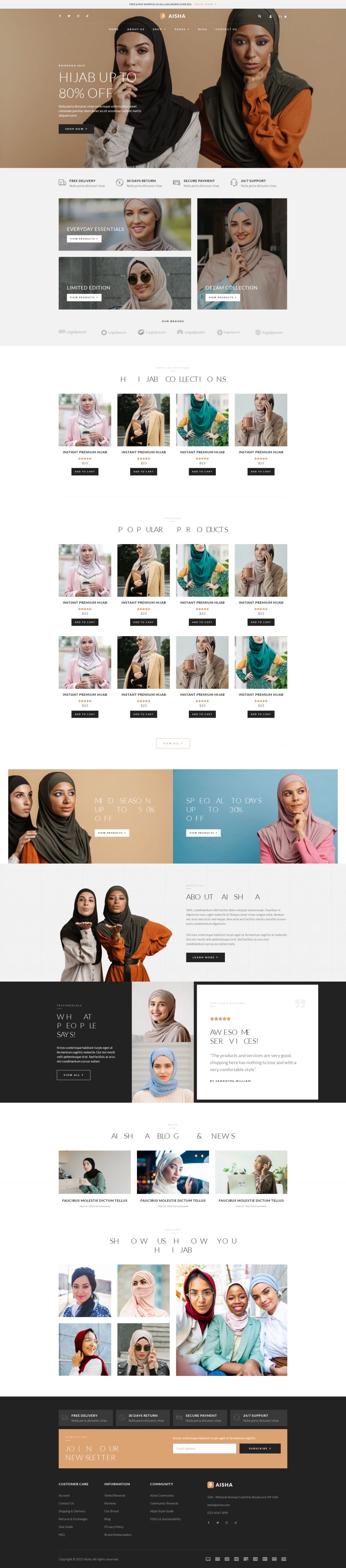 WordPress template ThemeForest Aisha