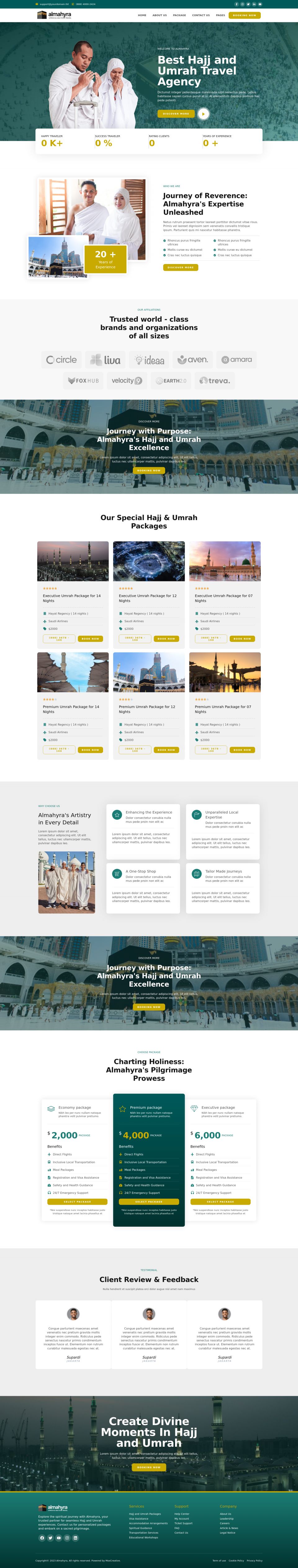 WordPress template ThemeForest Almahyra