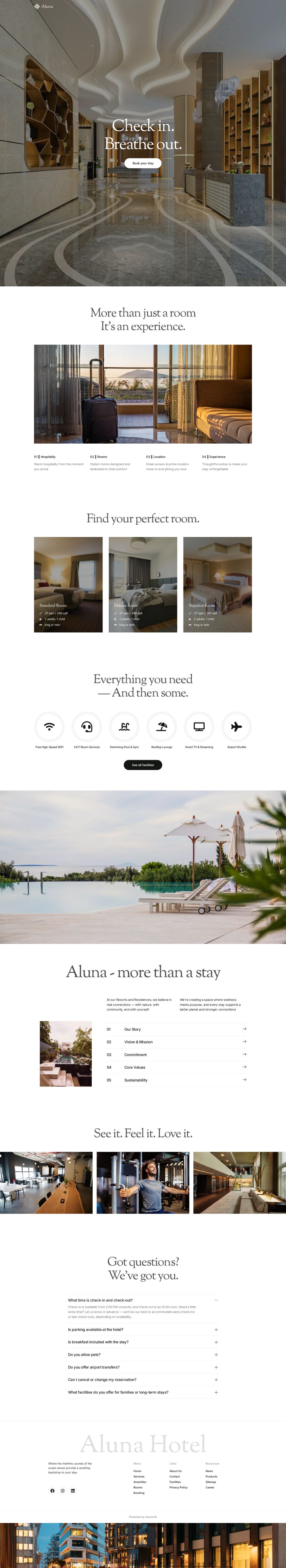 WordPress template ThemeForest Aluna