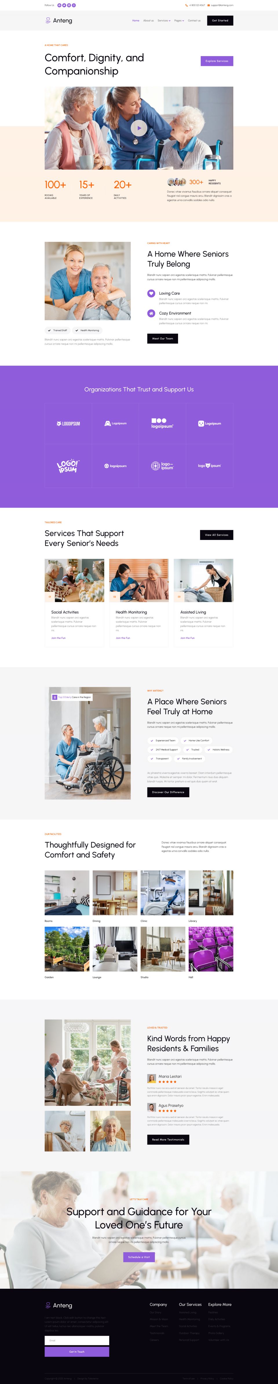 WordPress template ThemeForest Anteng
