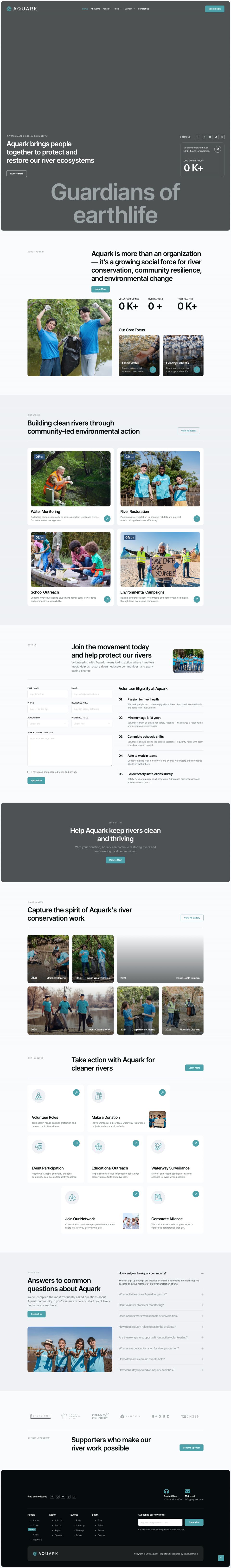 WordPress template ThemeForest Aquark