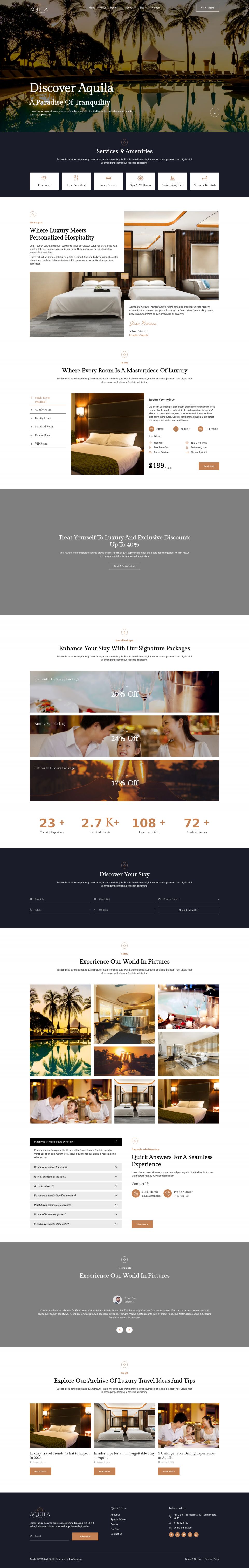 Template ThemeForest Aquila WordPress template ThemeForest Aquila