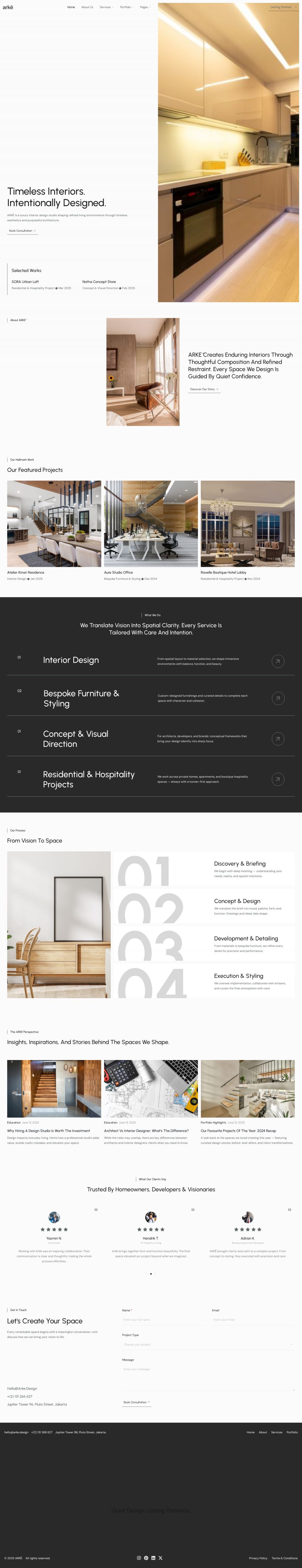 WordPress template ThemeForest Arke