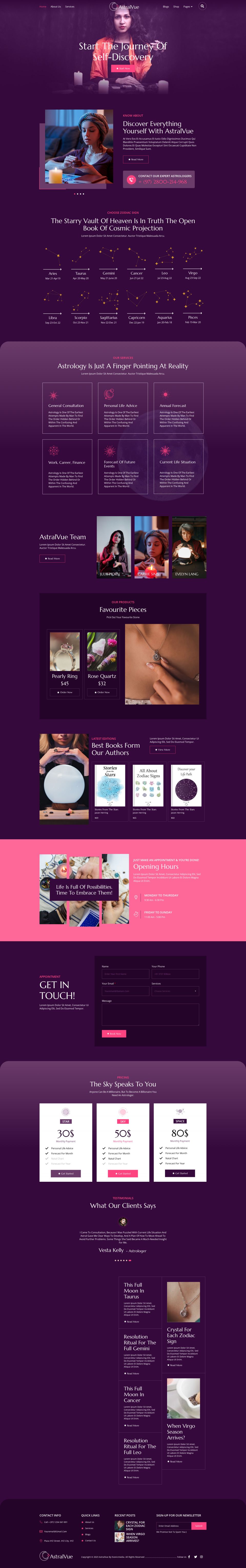 WordPress template ThemeForest AstralVue