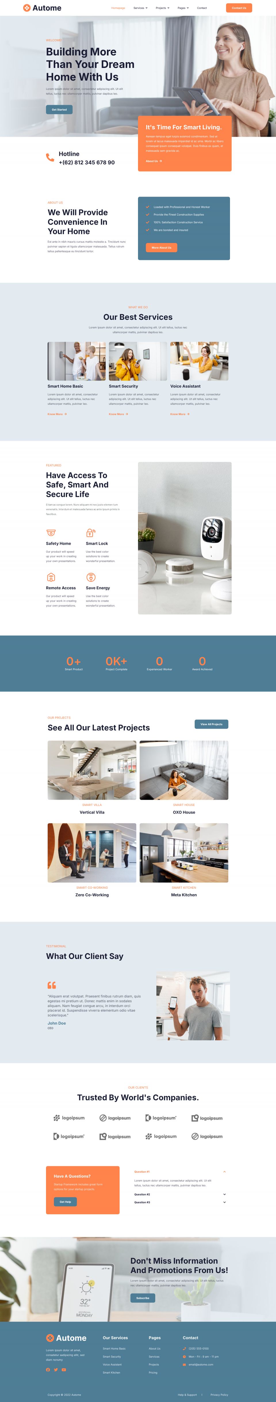 WordPress template ThemeForest Autome