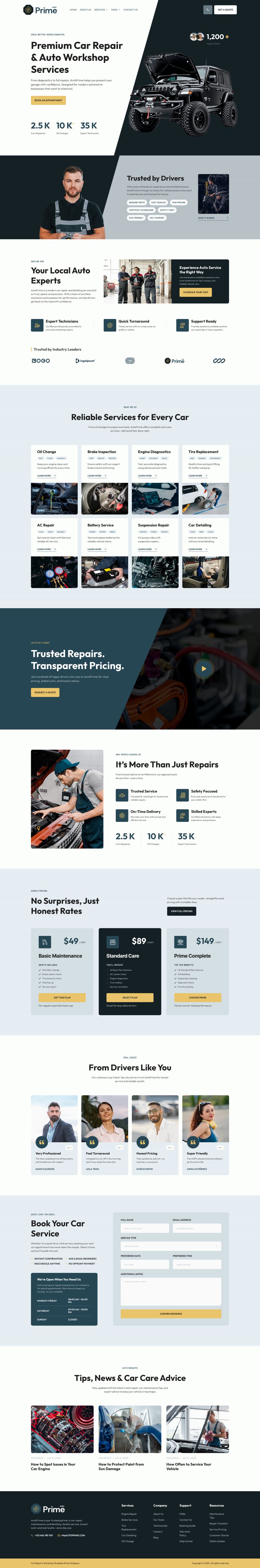 Template ThemeForest AutoPrime WordPress template ThemeForest AutoPrime