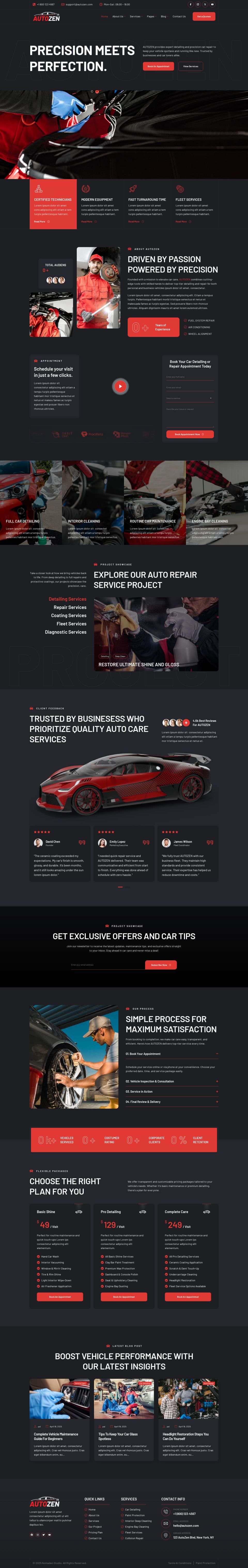 WordPress template ThemeForest Autozen