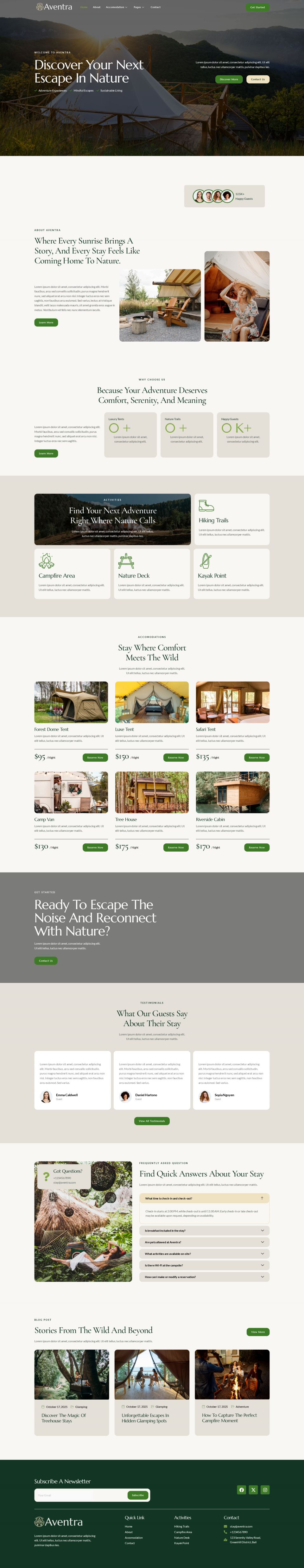 WordPress template ThemeForest Aventra